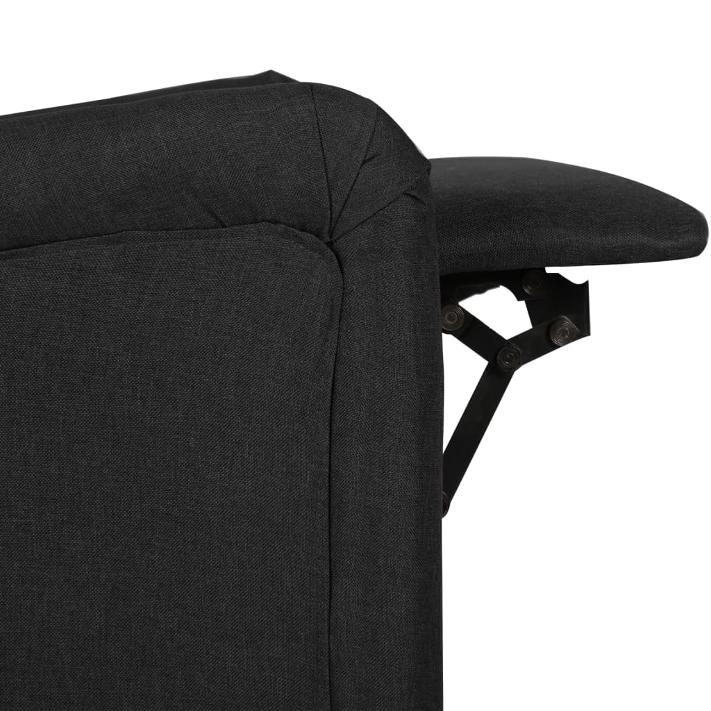 Massagesessel Schwarz Stoff