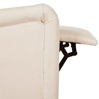 Thumbnail for Massagesessel Creme Stoff