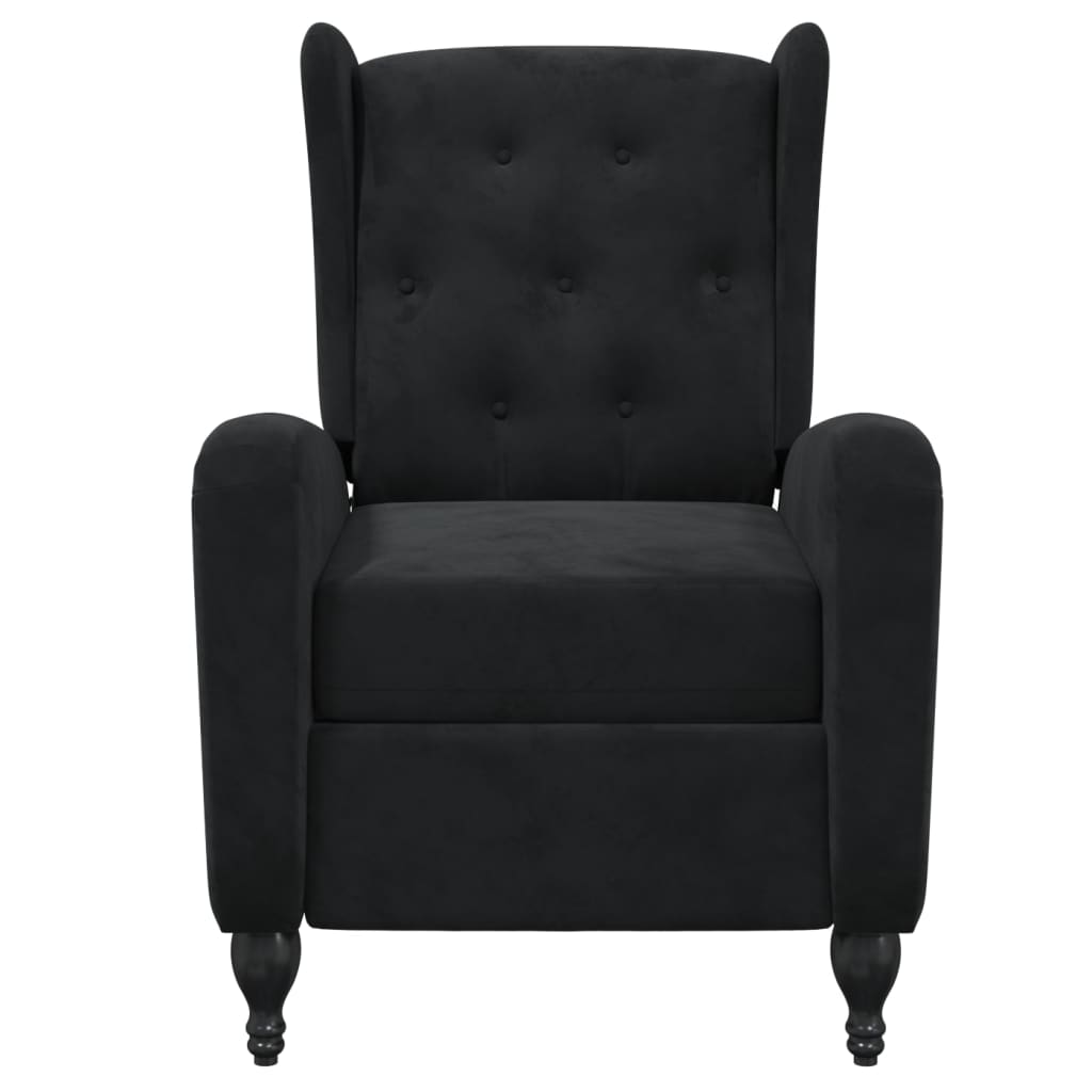 Massagesessel Schwarz Samt