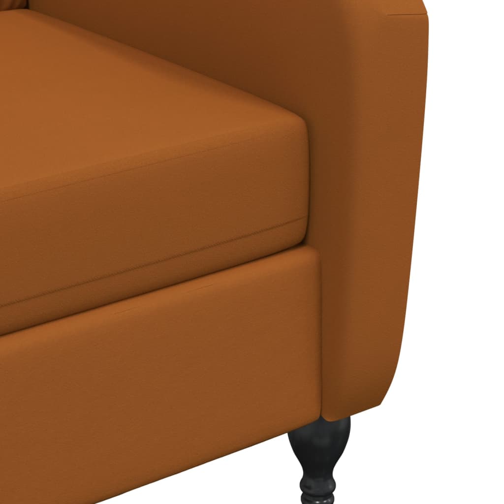 Massagesessel Braun Samt