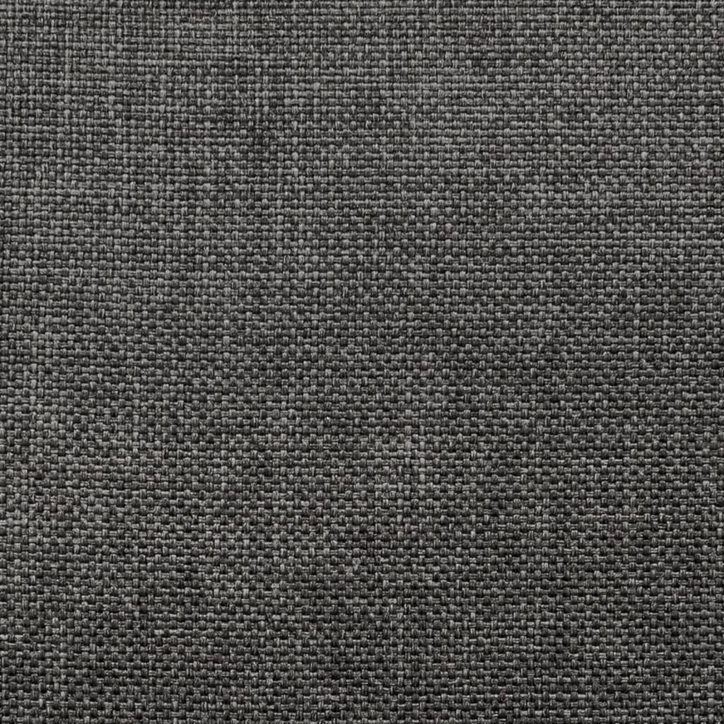 Liegesessel mit Aufstehhilfe Dunkelgrau Stoff