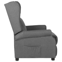 Thumbnail for Relaxsessel Hellgrau Stoff