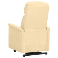 Thumbnail for Relaxsessel mit Aufstehhilfe Creme Wildleder-Optik