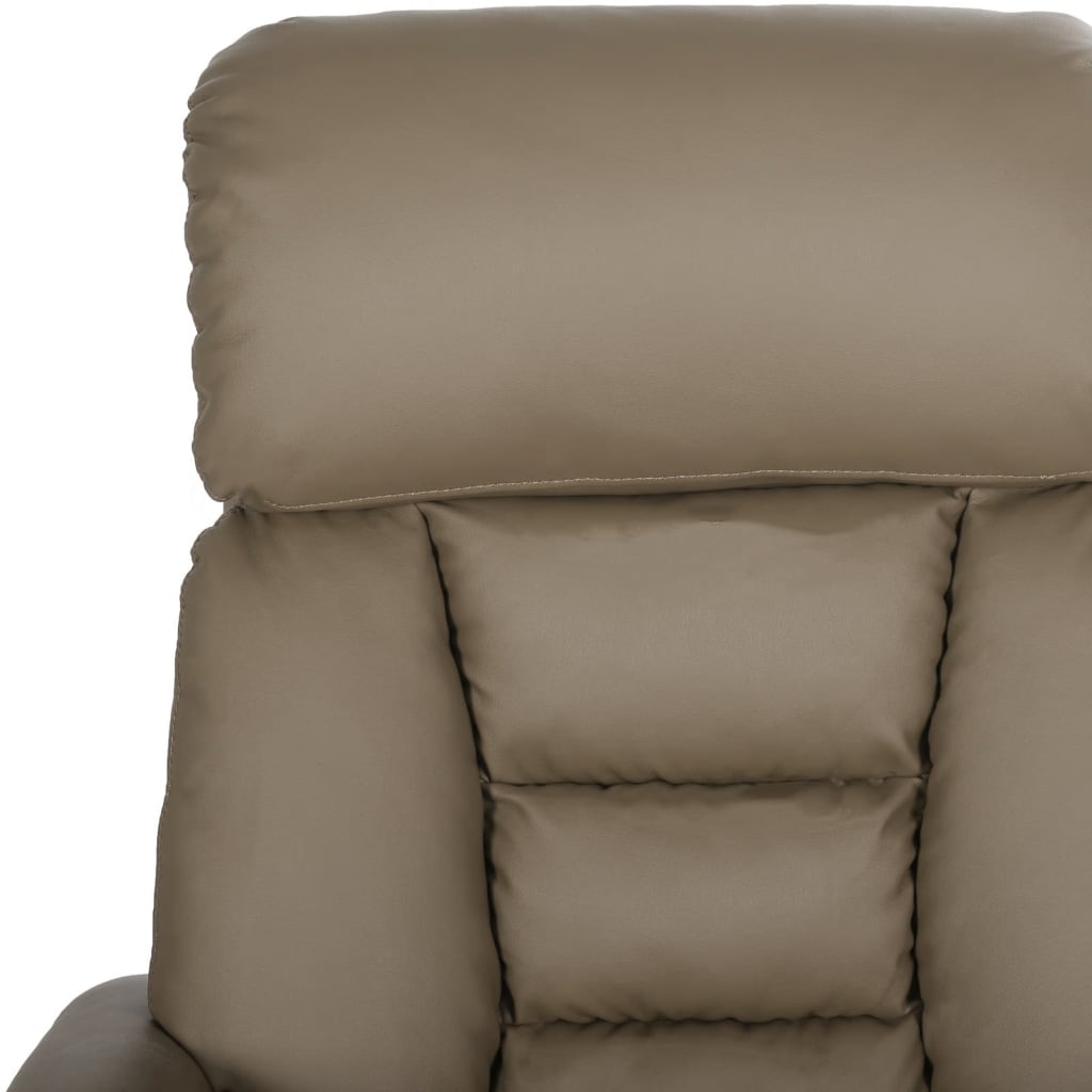 Massagesessel Grau Kunstleder