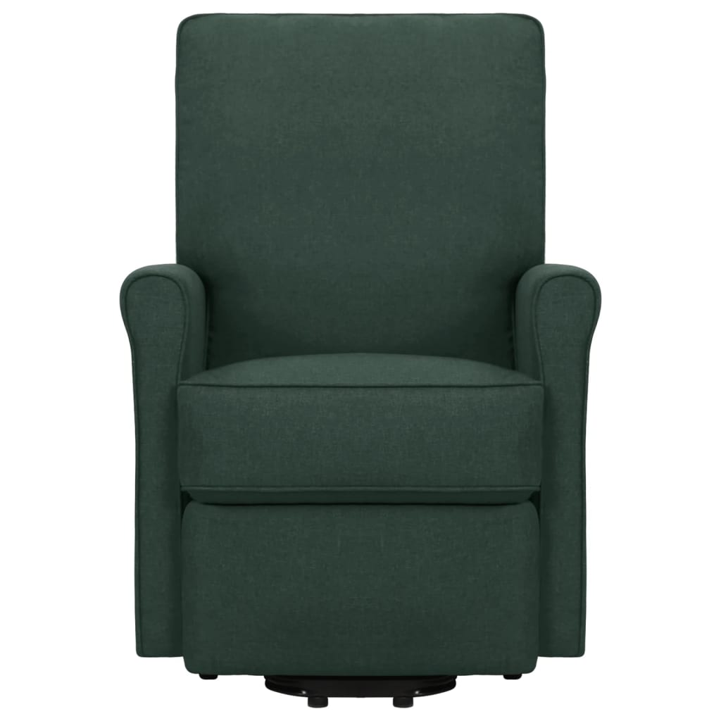 Aufstehsessel Dunkelgrün Stoff