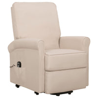 Thumbnail for Sessel mit Aufstehhilfe Creme Stoff