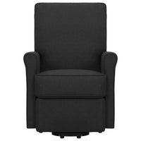 Thumbnail for Massagesessel mit Aufstehhilfe Schwarz Stoff