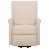 Thumbnail for Massagesessel mit Aufstehhilfe Creme Stoff