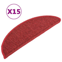 Thumbnail for Treppenmatten 15 Stk. Rot 56x17x3 cm