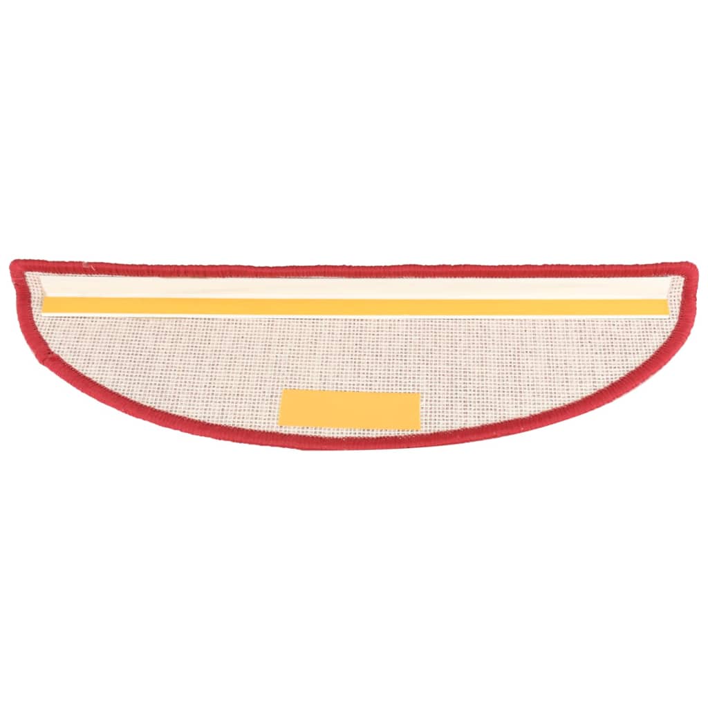 Treppenmatten 15 Stk. Rot 56x17x3 cm