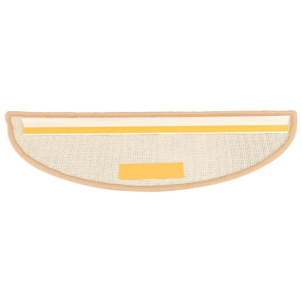 Treppenmatten 15 Stk. Creme 56x17x3 cm