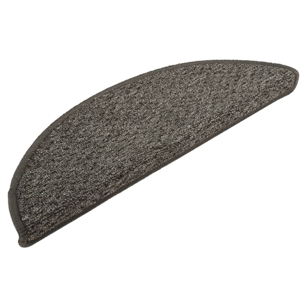 Treppenmatten 15 Stk. Anthrazit 56x20 cm