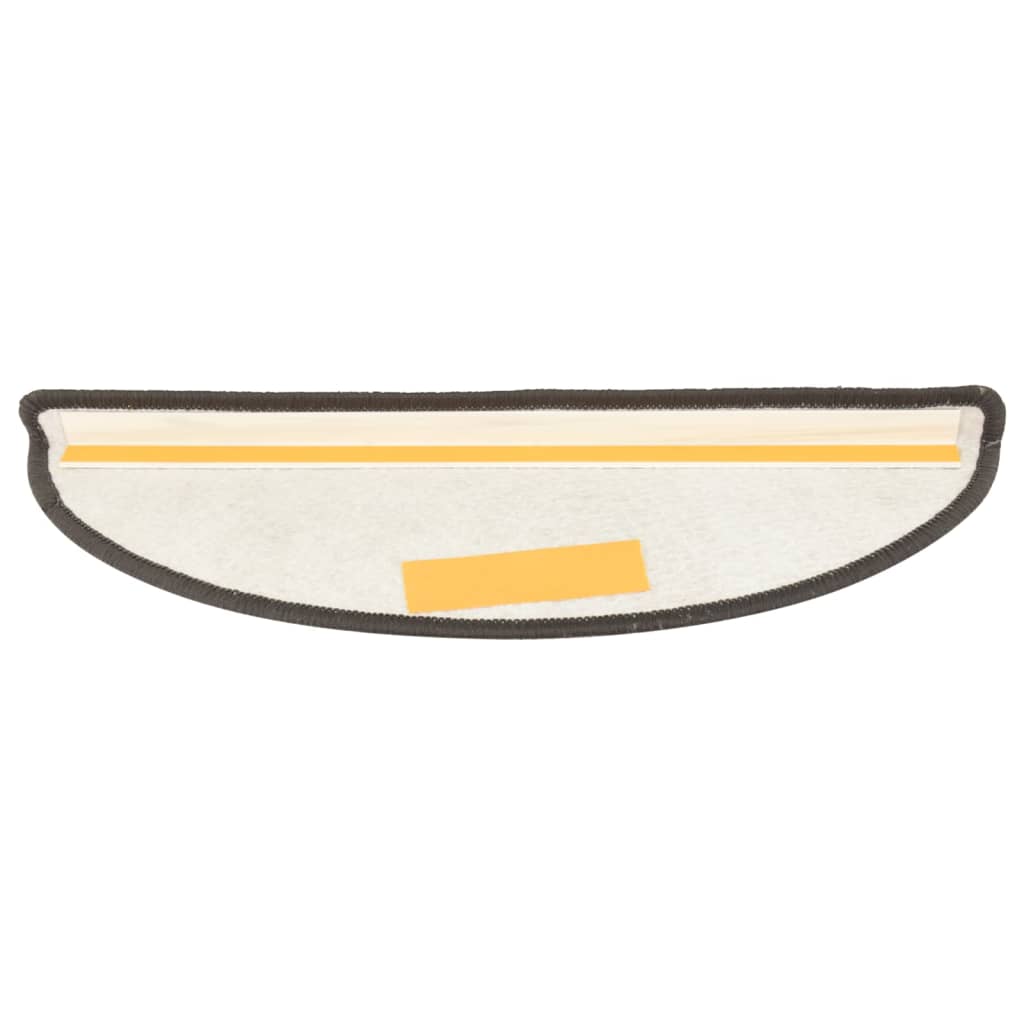 Treppenmatten 15 Stk. Anthrazit 65x25 cm
