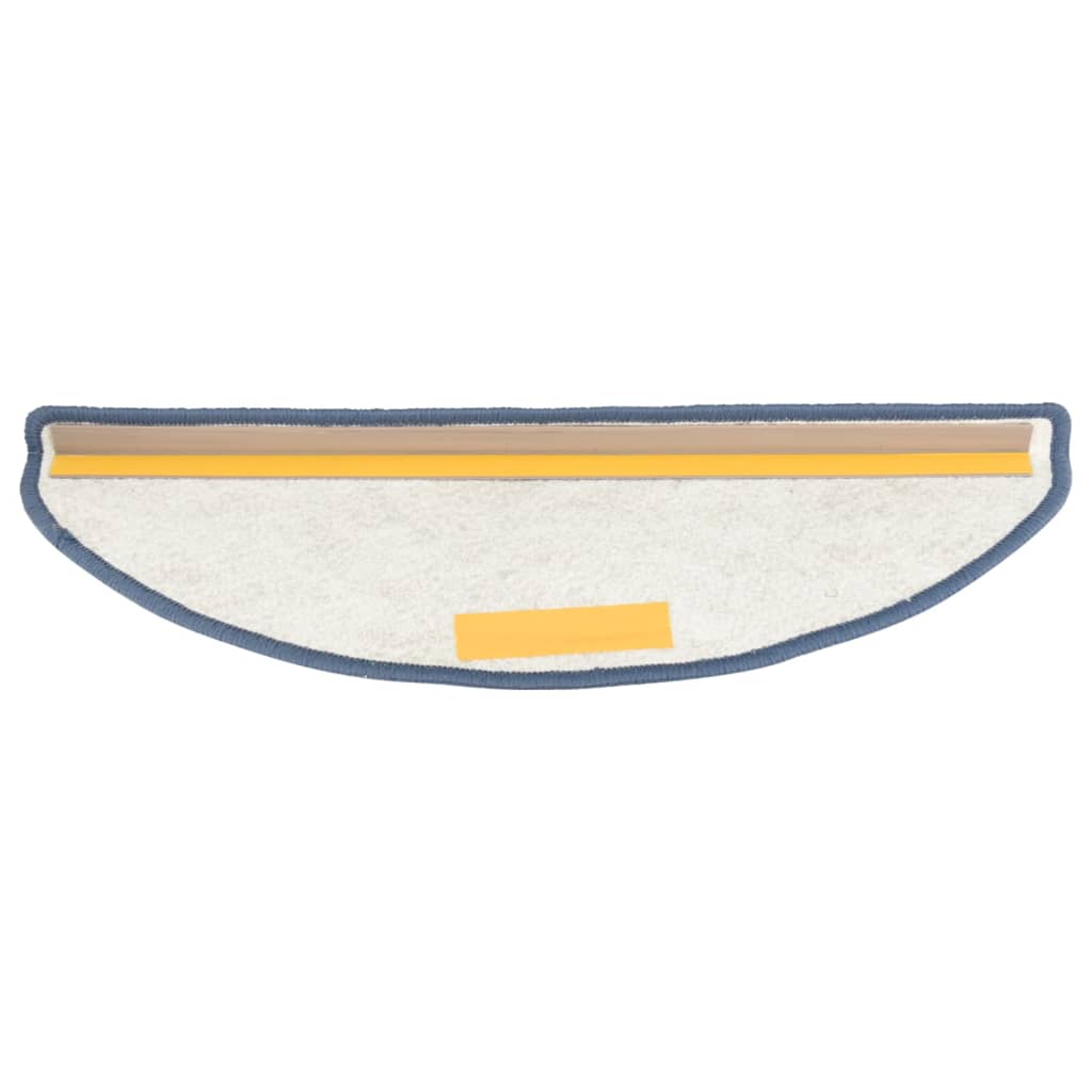 Treppenmatten 15 Stk. Blau 65x25 cm