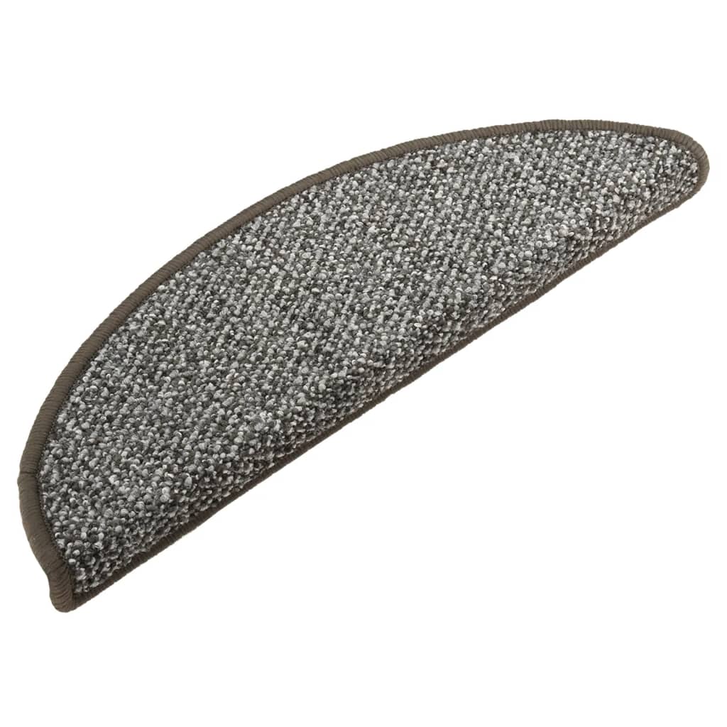 Treppenmatten 15 Stk. Anthrazit 56x20 cm