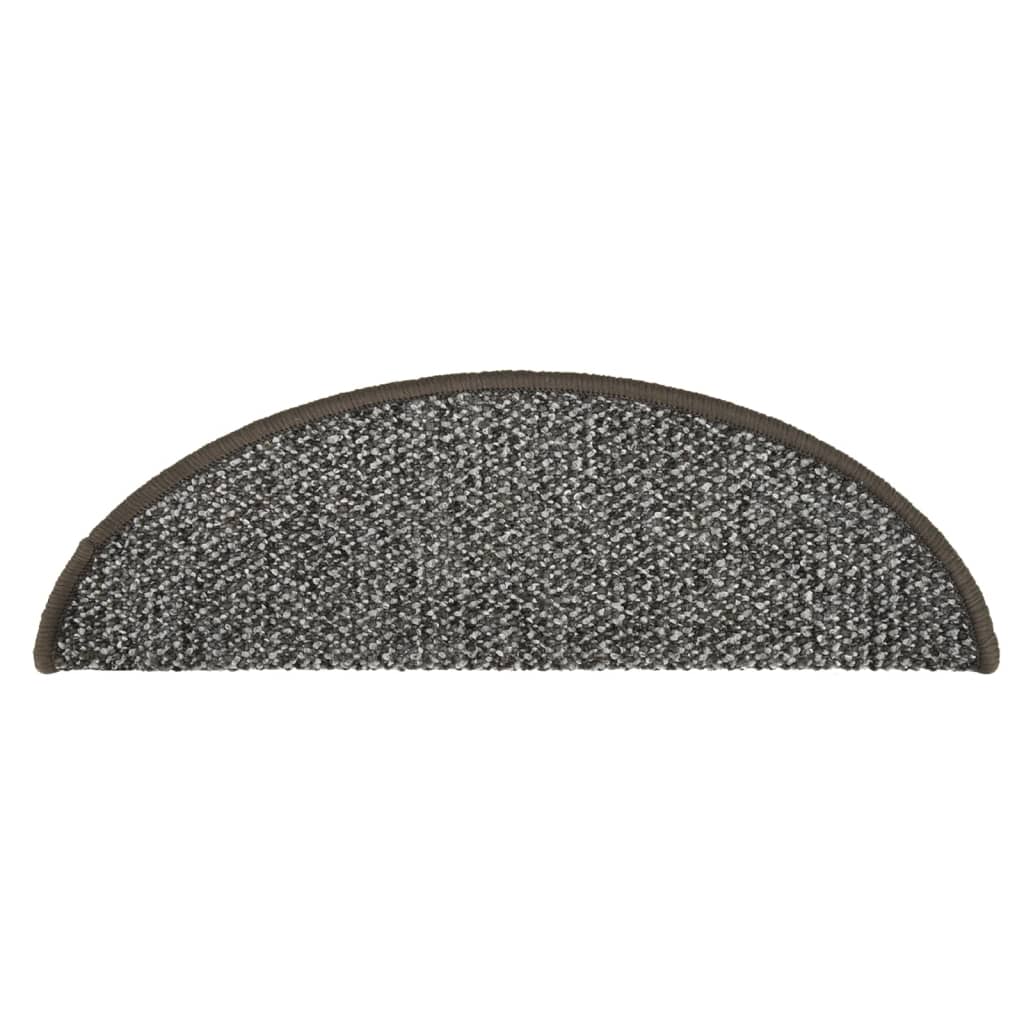 Treppenmatten 15 Stk. Anthrazit 56x20 cm
