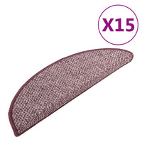Thumbnail for Treppenmatten 15 Stk. Lila 65x25 cm