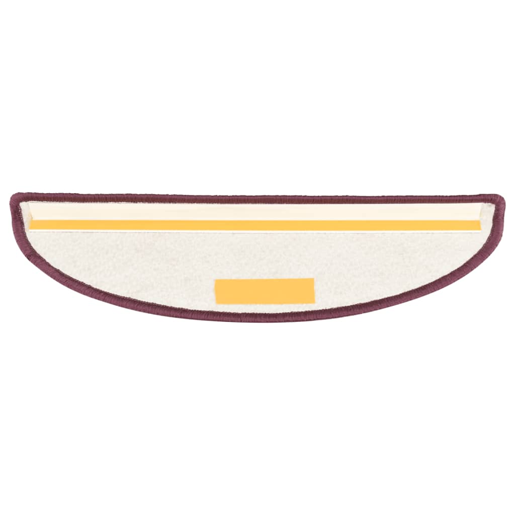 Treppenmatten 15 Stk. Lila 65x25 cm