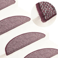 Thumbnail for Treppenmatten 15 Stk. Lila 65x25 cm