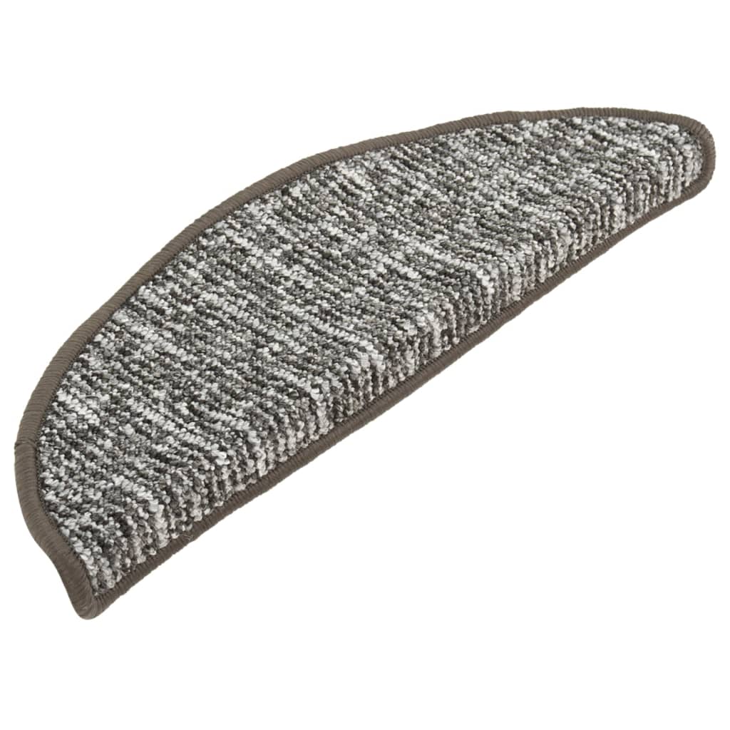Treppenmatten 15 Stk. Anthrazit 56x20 cm