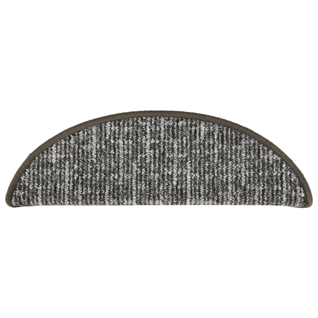 Treppenmatten 15 Stk. Anthrazit 56x20 cm