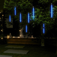 Thumbnail for Meteorlichter 8 Stk. 30 cm Blau 192 LEDs Indoor Outdoor