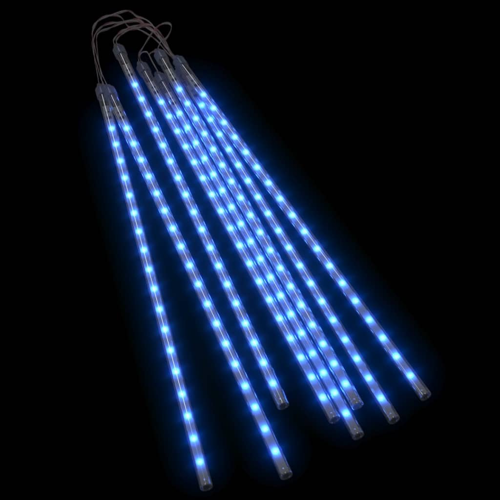 8 Stk. Meteorlichter 50 cm 288 LEDs Innen- Außenbereich Blau