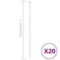 Thumbnail for Meteorlichter 20 Stk. 50 cm Mehrfarbig 720 LEDs Indoor Outdoor