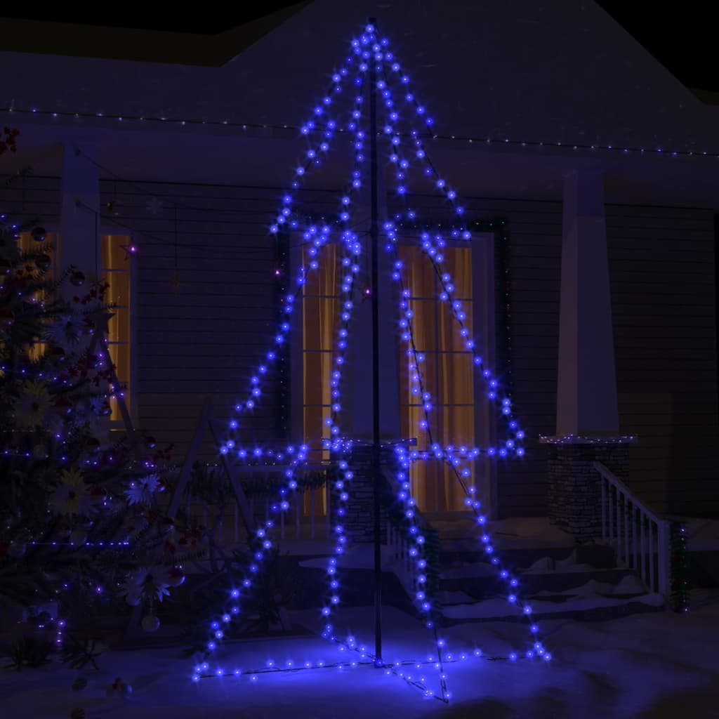 Weihnachtsbaum Kegelform 300 LEDs Innen- und Außenbereich 120x220 cm