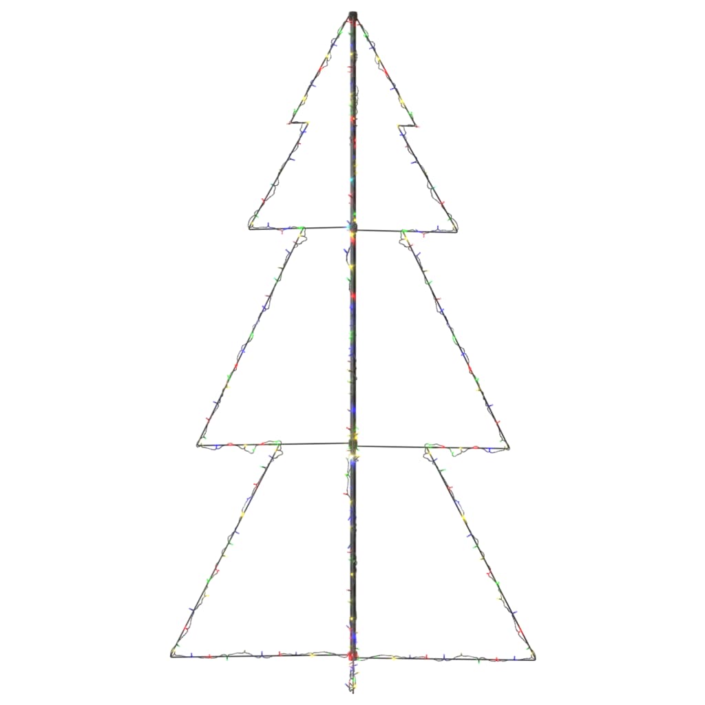 Weihnachtsbaum Kegelform 300 LEDs Innen- und Außenbereich 120x220 cm