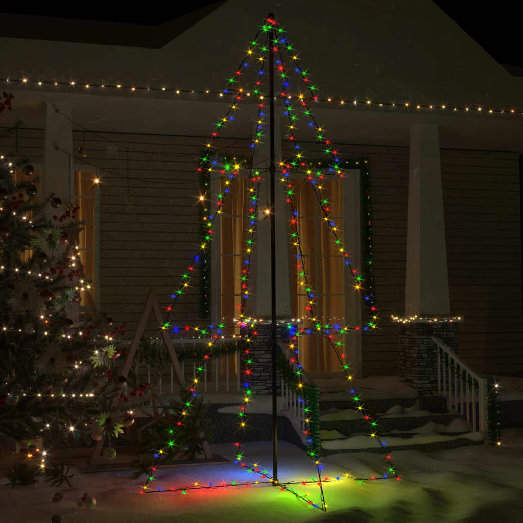 Weihnachtsbaum Kegelform 300 LEDs Innen- und Außenbereich 120x220 cm