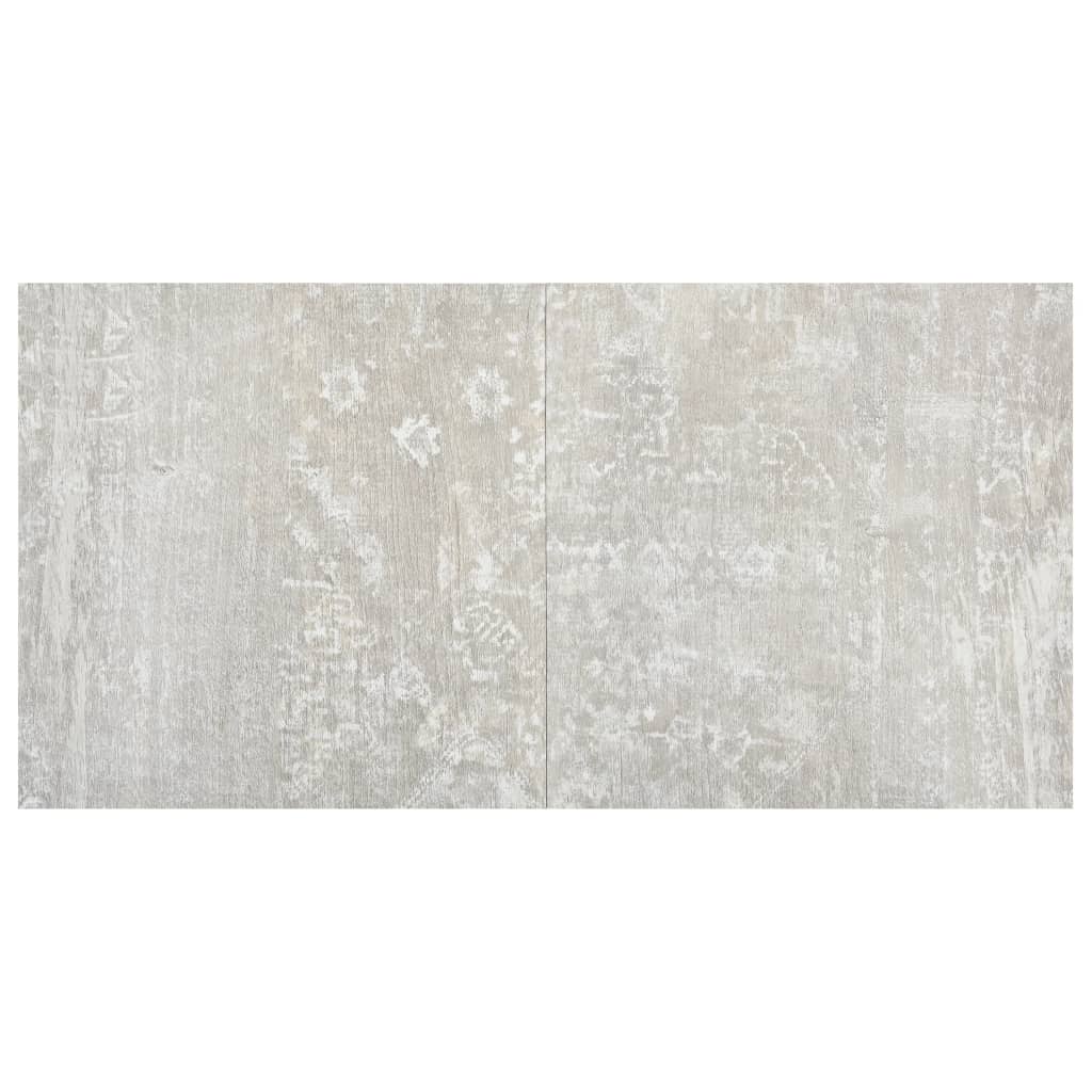 PVC-Fliesen Selbstklebend 20 Stk. 1,86 m² Hellgrau