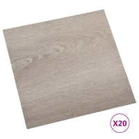 Thumbnail for PVC-Fliesen Selbstklebend 20 Stk. 1,86 m² Taupe