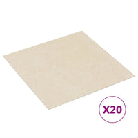 Thumbnail for PVC-Fliesen Selbstklebend 20 Stk. 1,86 m² Beige