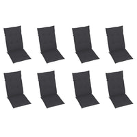 Thumbnail for Garten-Liegestühle mit Kissen 8 Stk. Massivholz Teak