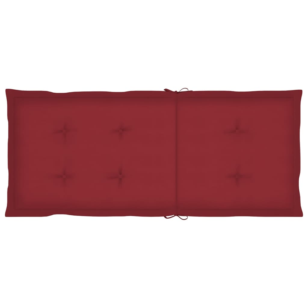 Garten-Liegestühle mit Kissen 8 Stk. Massivholz Teak