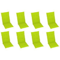 Thumbnail for Garten-Liegestühle mit Kissen 8 Stk. Massivholz Teak