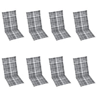 Thumbnail for Garten-Liegestühle mit Kissen 8 Stk. Massivholz Teak