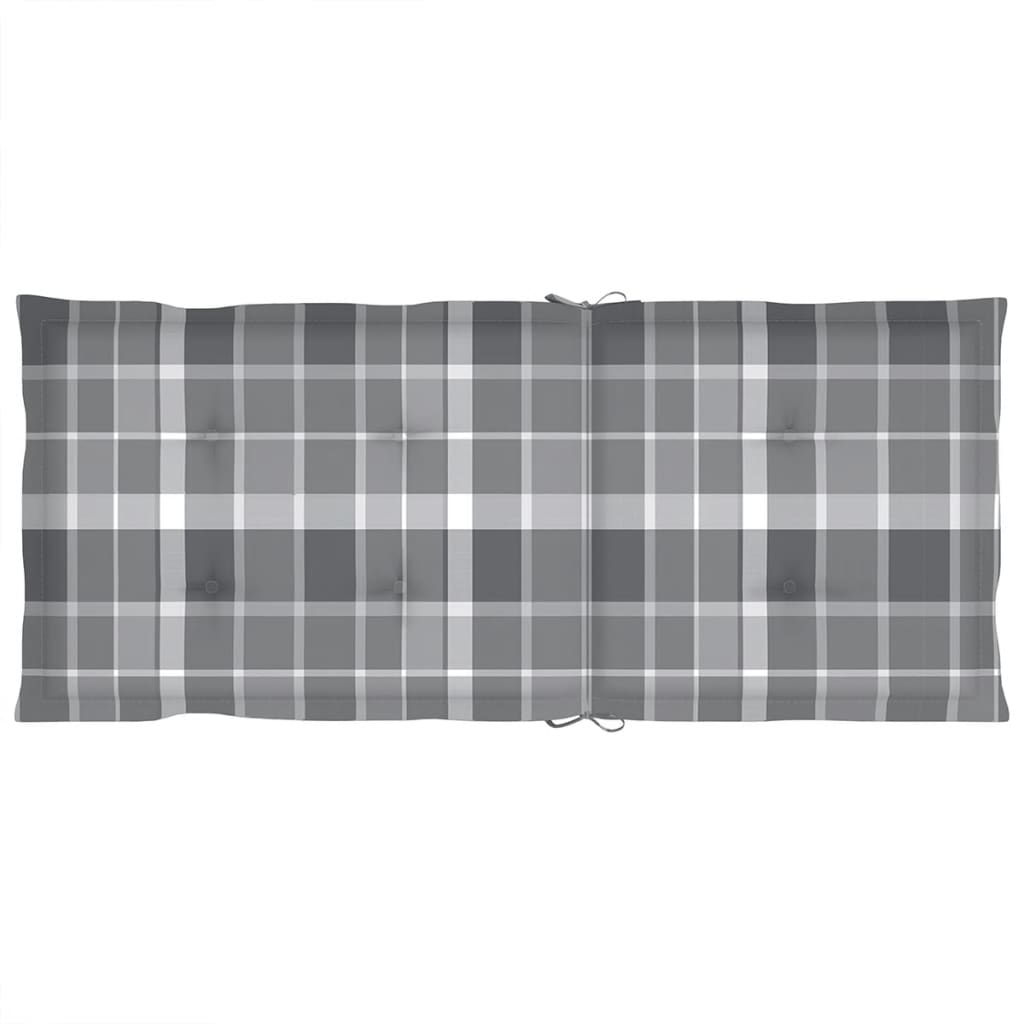 Garten-Liegestühle mit Kissen 8 Stk. Massivholz Teak