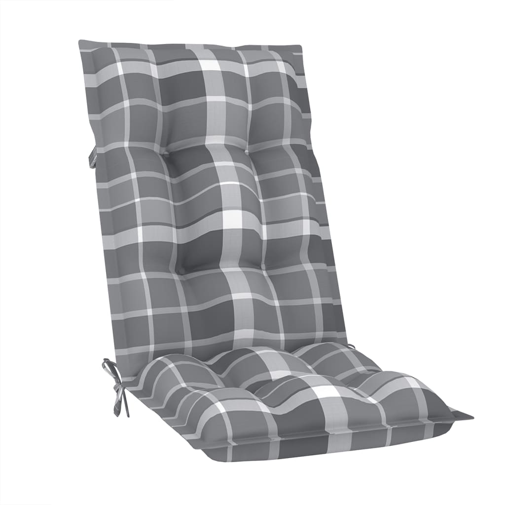 Garten-Liegestühle mit Kissen 8 Stk. Massivholz Teak