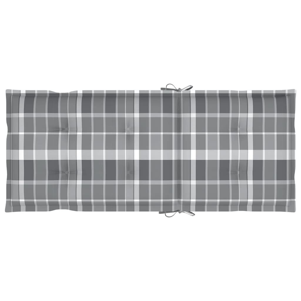 Garten-Liegestühle mit Kissen 8 Stk. Massivholz Teak