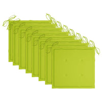 Thumbnail for Stapelbare Gartenstühle mit Kissen 8 Stk. Massivholz Teak