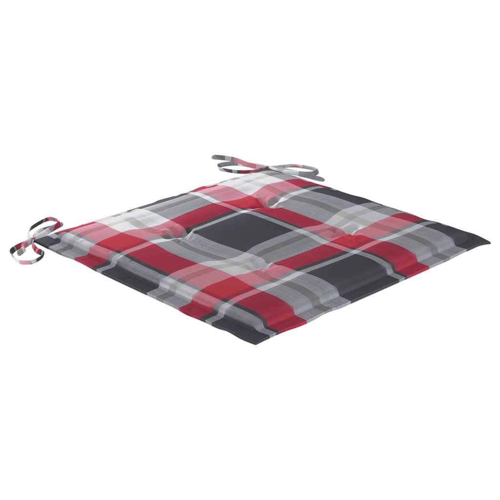 Klappbare Gartenstühle mit Kissen 4 Stk. Massivholz Teak