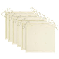 Thumbnail for Klappbare Gartenstühle mit Kissen 6 Stk. Massivholz Teak