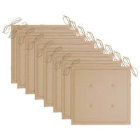 Thumbnail for Klappbare Gartenstühle mit Kissen 8 Stk. Massivholz Teak