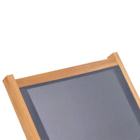 Thumbnail for Klappbare Sonnenliegen mit Rollen 2 Stk. Teak Massiv Textilene