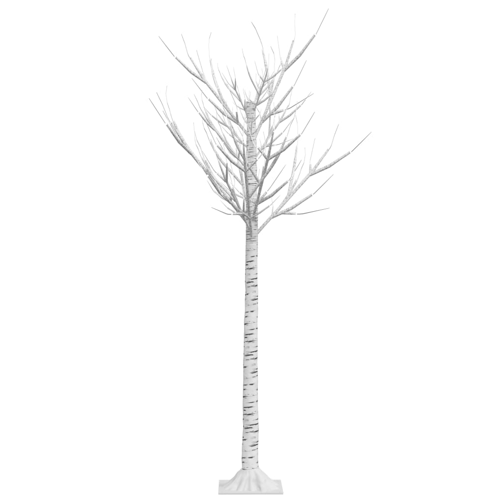 Weihnachtsbaum 140 LEDs 1,5 m Kaltweiß Weide Indoor Outdoor