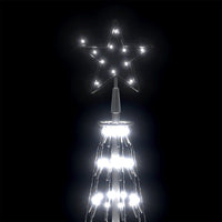 Thumbnail for Weihnachtsbaum-Dekoration Kegelform 752 LEDs 160x500cm Kaltweiß