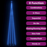 Thumbnail for LED-Weihnachtsbaum Kegelform Blau 752 LEDs Dekoration 160x500 cm