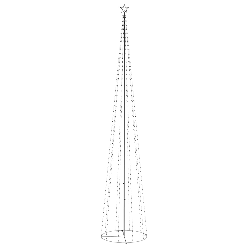 LED-Weihnachtsbaum Kegelform Blau 752 LEDs Dekoration 160x500 cm